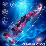 Tenta-Squirm Squirming & Vibrating Tentacle Silicone Dildo