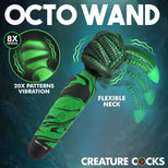 Octo Wand Silicone Vibrating Wand + Attachment