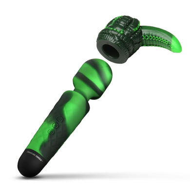 Octo Wand Silicone Vibrating Wand + Attachment