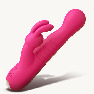Thrusting Silicone Rabbit Vibrator