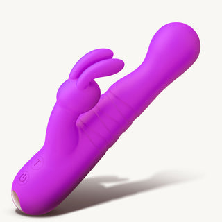 Thrusting Silicone Rabbit Vibrator