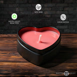 3-Set UV Blacklight Reactive Heart Drip Candle