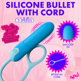 Silicone Bullet with Cord