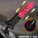 Thrusting Gallop Thrusting & Vibrating Silicone Dildo