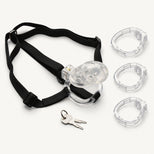 Confinement Clear Soft Chastity Cage