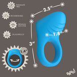 Vibrating Silicone C-Ring