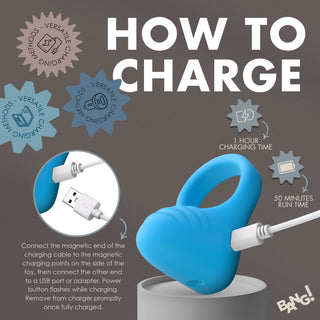 Vibrating Silicone C-Ring