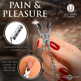 Naughty Pleasure Nipple Clamps
