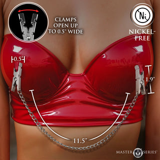 Naughty Pleasure Nipple Clamps