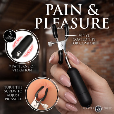 Desire Vibes Vibrating Nipple Clamps
