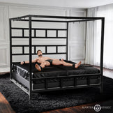 King Size Bondage Bed with Suspension Canopy