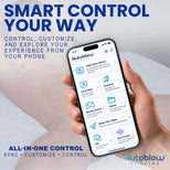 Autoblow AI Ultra web app on a phone for video sync, remote control and the blowjob library