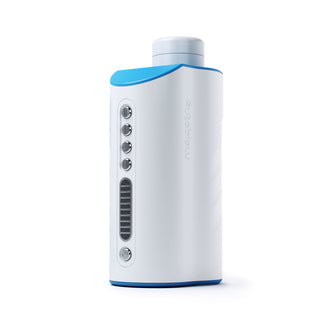 Autoblow AI Ultra automatic blowjob machine, white with blue accents