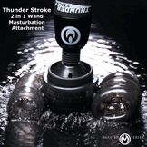 Thunder Stroke 2 in 1 Wand Masturbation Attachment