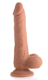 Thrusting and Vibrating 8 Inch Dildo