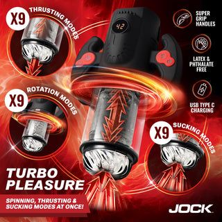Advanced Turbo Max Spinning, Thrusting, & Sucking Masturbator