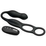 Enhancers Hyper Thrusting & Vibrating Anal Plug w/ C-Ring