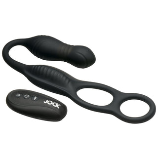 Enhancers Hyper Thrusting & Vibrating Anal Plug w/ C-Ring