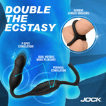 Enhancers Hyper Thrusting & Vibrating Anal Plug w/ C-Ring