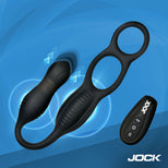 Enhancers Hyper Thrusting & Vibrating Anal Plug w/ C-Ring