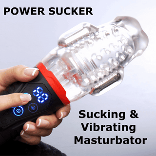 Power Suck Sucking & Vibrating Masturbator