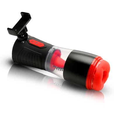 JOCK Blow Job Sucking, Licking, & Vibrating Masturbator