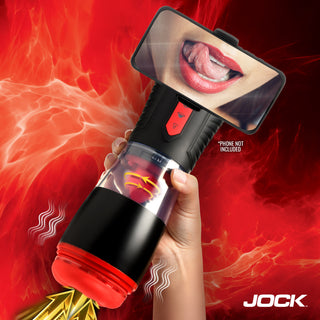 JOCK Blow Job Sucking, Licking, & Vibrating Masturbator