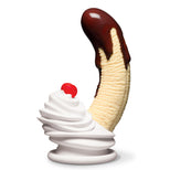 Chocolate Dipped Banana Split Premium Silicone Dildo w/ Suction Base