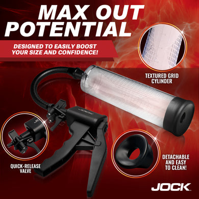 JOCK Advanced Amp Up Penis Pump with Trigger Handle