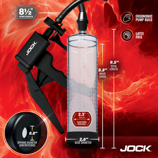 JOCK Advanced Amp Up Penis Pump with Trigger Handle