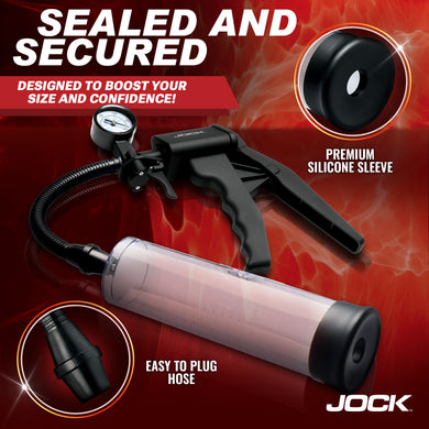 JOCK Advanced Penis Pump with Gauge & Trigger Handle