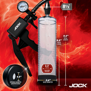 JOCK Advanced Penis Pump with Gauge & Trigger Handle