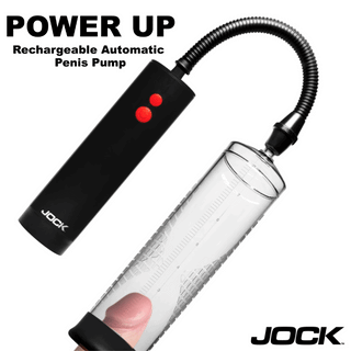 JOCK Advanced Power Up Rechargeable Automatic Penis Pump