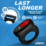 Enhancers Hard-On Vibrating Silicone Double C-Ring