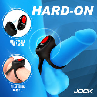 Enhancers Hard-On Vibrating Silicone Double C-Ring