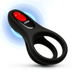 Enhancers Hard-On Vibrating Silicone C-Ring w/ Clit Stimulator