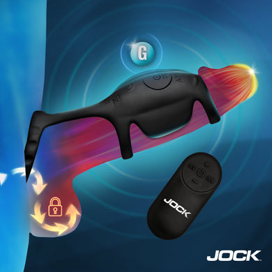 JOCK Enhancers Blitz Vibrating Penis Sleeve C-Ring w/ Remote