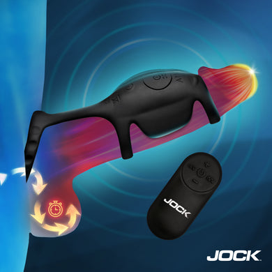 JOCK Enhancers Blitz Vibrating Penis Sleeve C-Ring w/ Remote