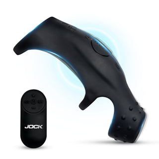 JOCK Enhancers Rush Vibrating Penis Sleeve C-Ring w/ Remote