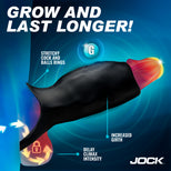 JOCK Enhancers Surge Vibrating Penis Sleeve C-Ring w/ Remote