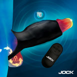 JOCK Enhancers Surge Vibrating Penis Sleeve C-Ring w/ Remote