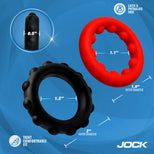 JOCK Weighted Silicone Cock Ring Set
