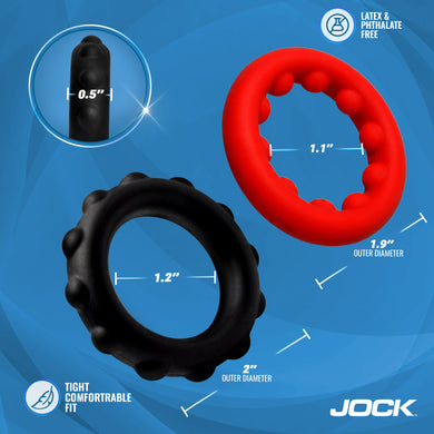 JOCK Weighted Silicone Cock Ring Set