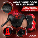 JOCK Advanced Helmet Humper Gyrating & Vibrating Silicone Masturbator