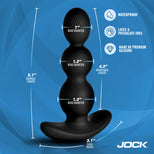 JOCK Enhancers Gryo-X Gyrating & Vibrating Silicone Butt Plug