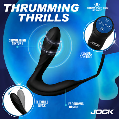 Shockwave E-Stim Anal Plug with C-Ring