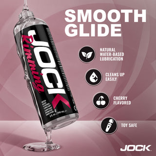 8oz JOCK Rimming Water-Based Cherry Flavored Lubricant