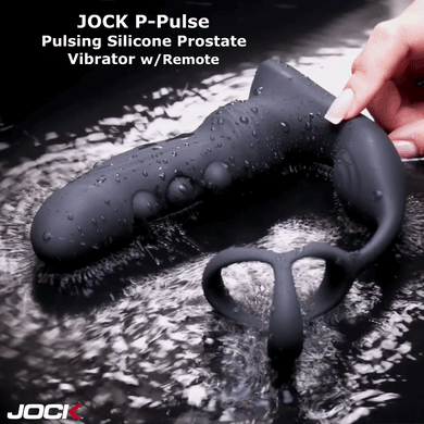 P-Pulse Pulsing Silicone Prostate Vibrator w/ Remote Control