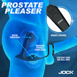 JOCK Enhancers P-Drive Sliding & Rocking Prostate Vibrator w/ C-Ring