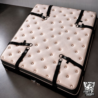 Bedroom Bondage Under-Bed Restraint System with Anchor Points